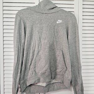 Nike Grey Sportswear Club Fleece Pullover Hoodie
